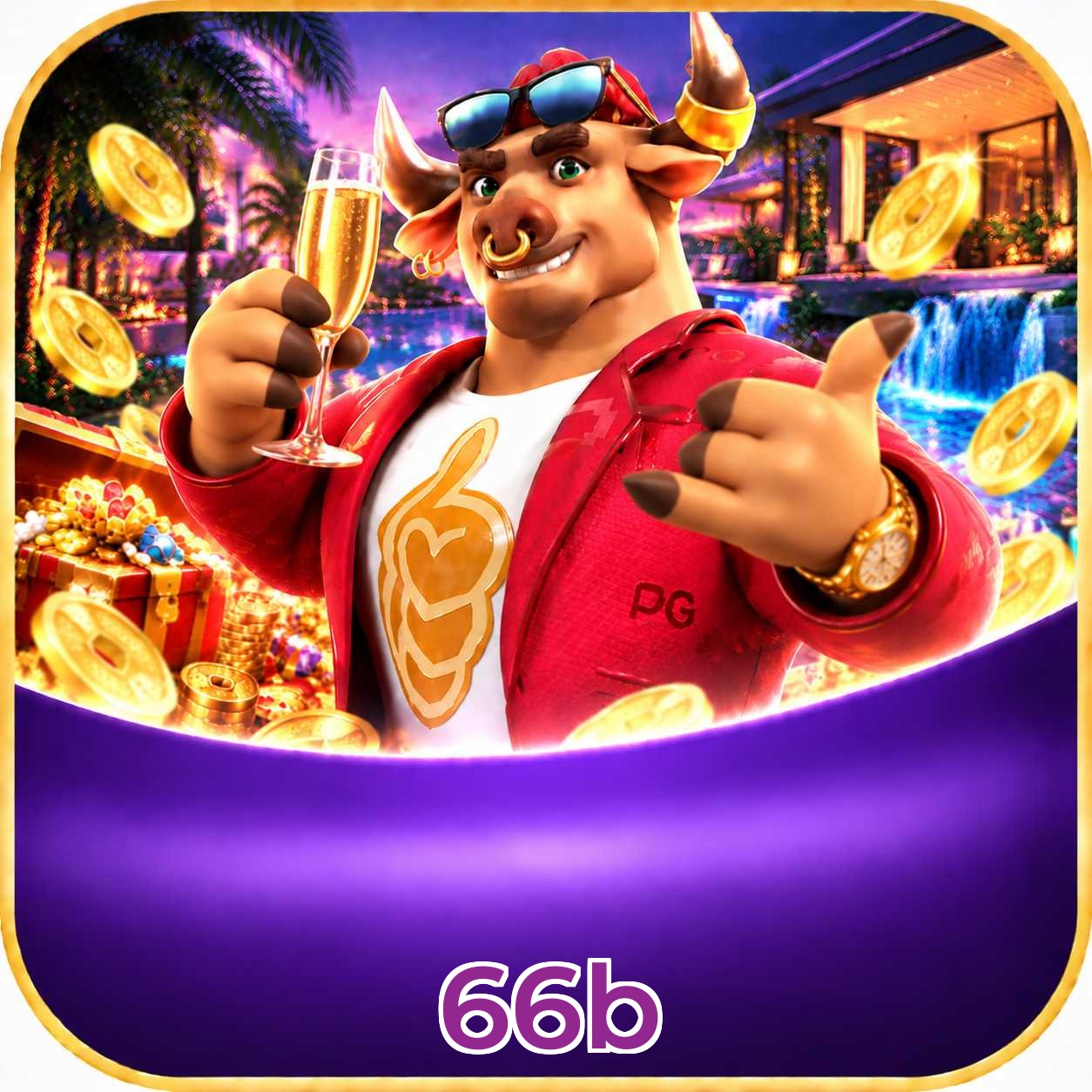 Logo 66b Telegram Canal Oficial